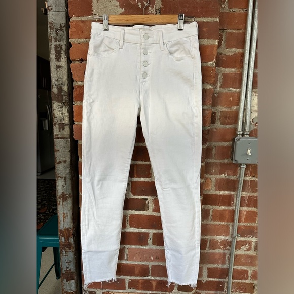 MOTHER Pixie Ankle Fray - Picture 1 of 7